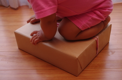 オークヴィレッジ「寄木の積木」