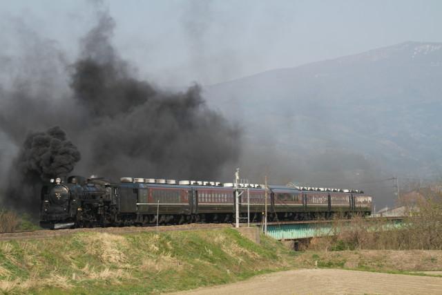 磐西485系 快速｢あいづ｣ & C61 20試運転3