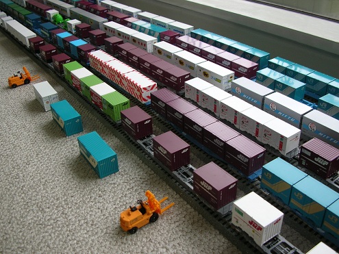 コンテナ　基地　ターミナル　トミックス　カトー　コキ　エンドウ　ＪＲＦ　ＪＲ貨物　貨物列車