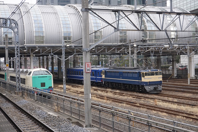 EF64 1032牽引 485系3000番代 R26編成 長野配給6