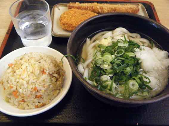 和ぁさんの「かけうどん」-2♪