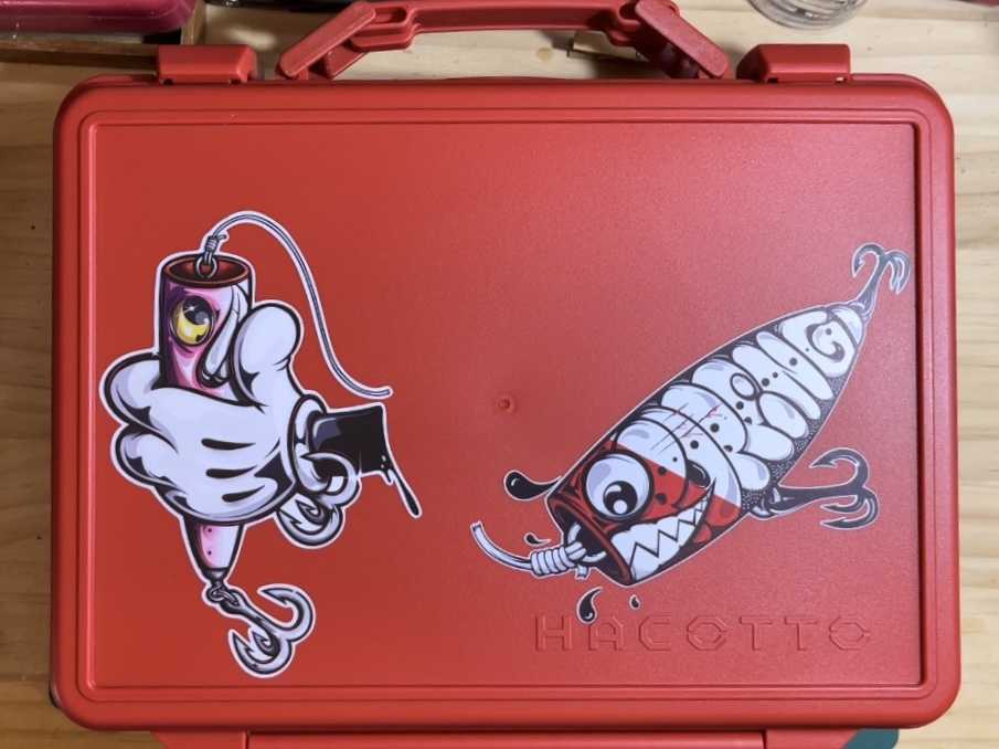 ハコット】トップウォータープラッガー風ルアーケースを作ろう♬【バス