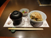 焼き飯と味噌汁