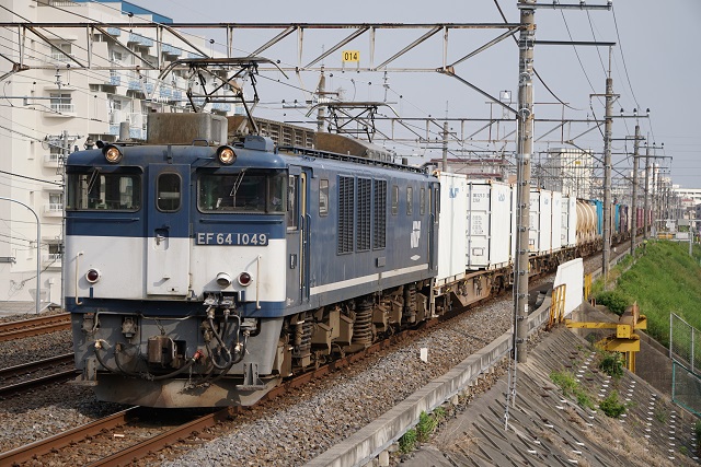 EF64 1049 JRF広島色牽引 鹿島貨物 総武 & 武蔵野線4