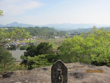 白砂公園からの山里風景