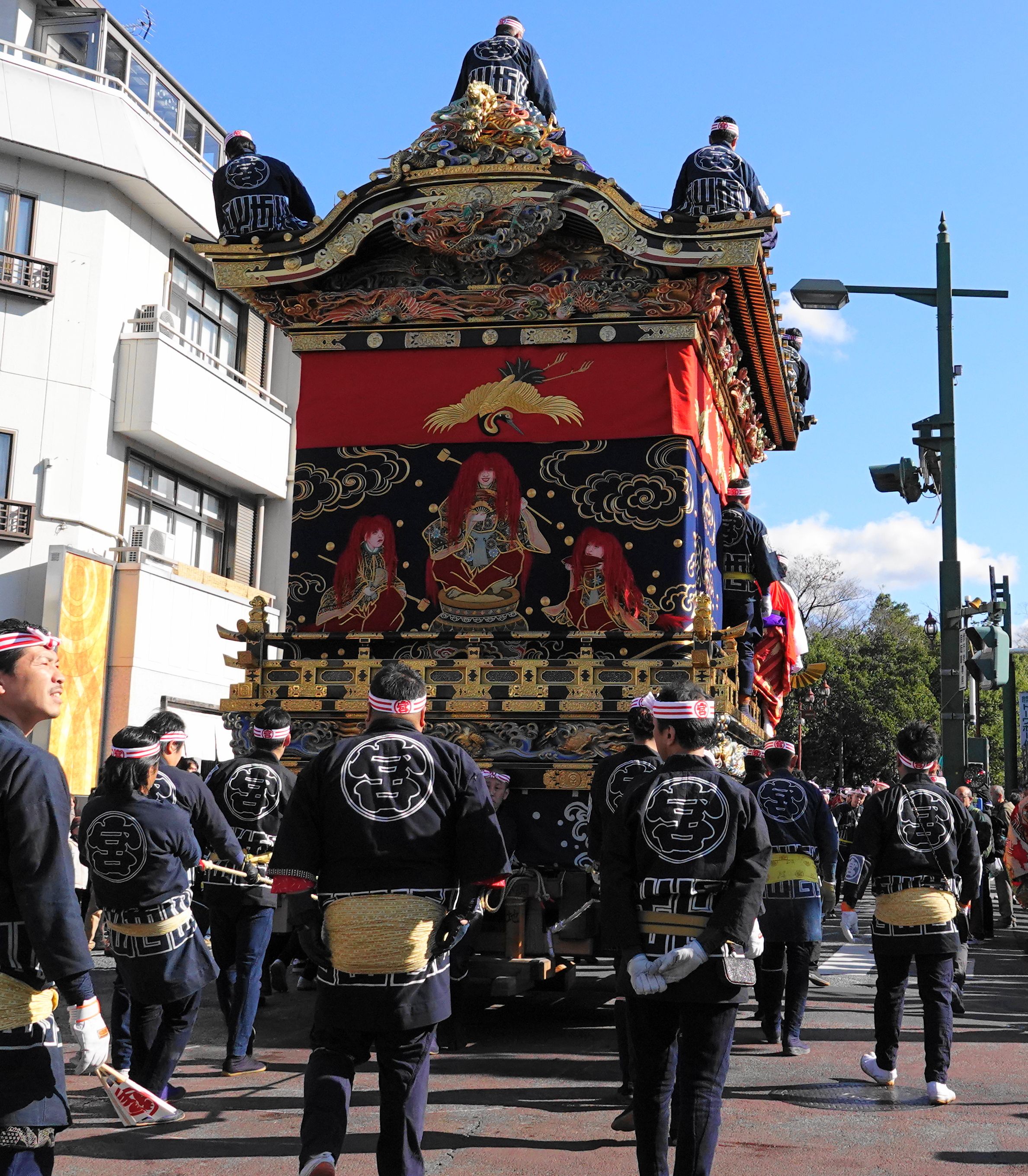 木の名刺入れ 秩父夜祭屋台 - その他