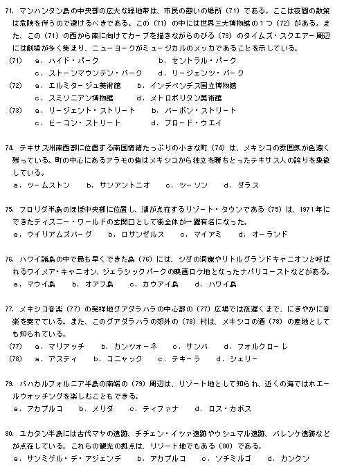海外観光地理問題ａ 100問 旅行教育研究所 第二ブログ 楽天ブログ