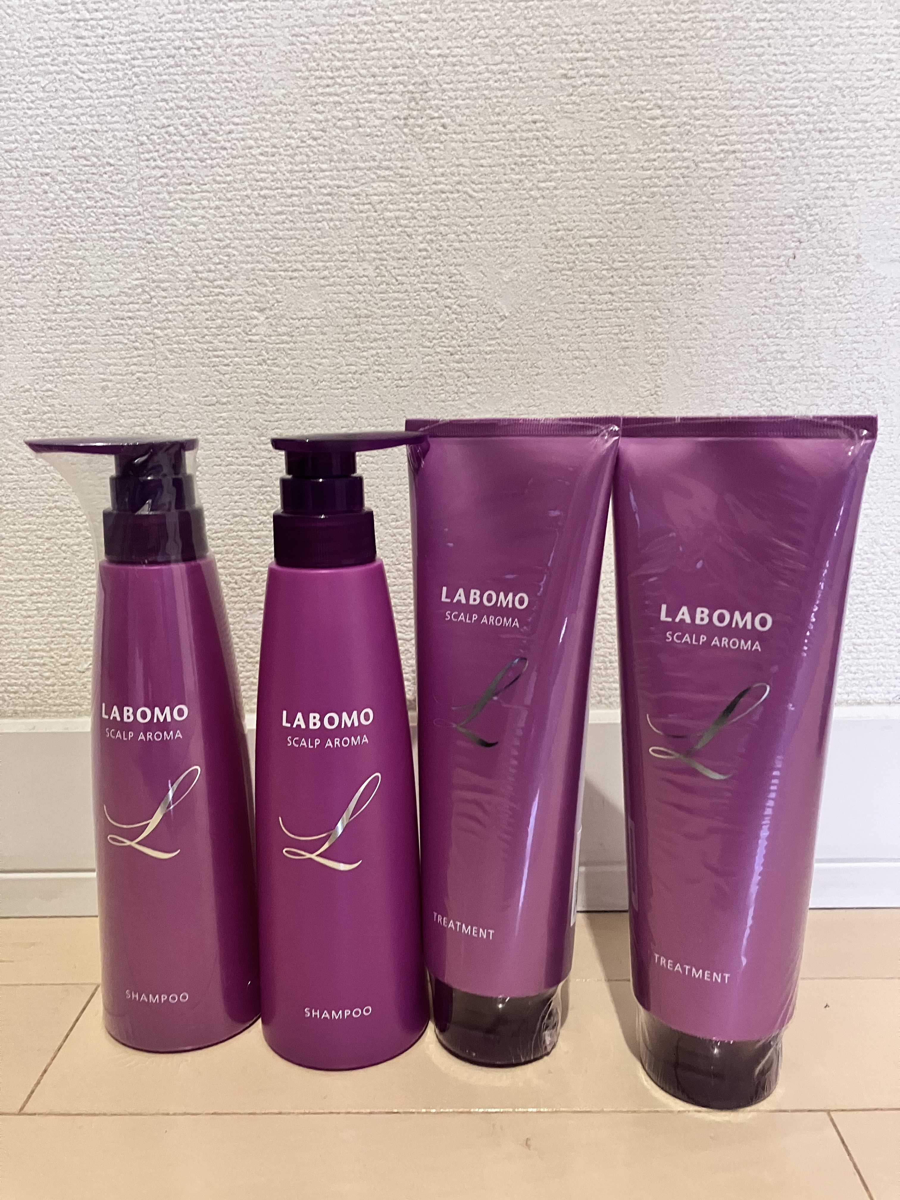 ラボモスカルプアロマ薬用シャンプートリートメント2種4個セット