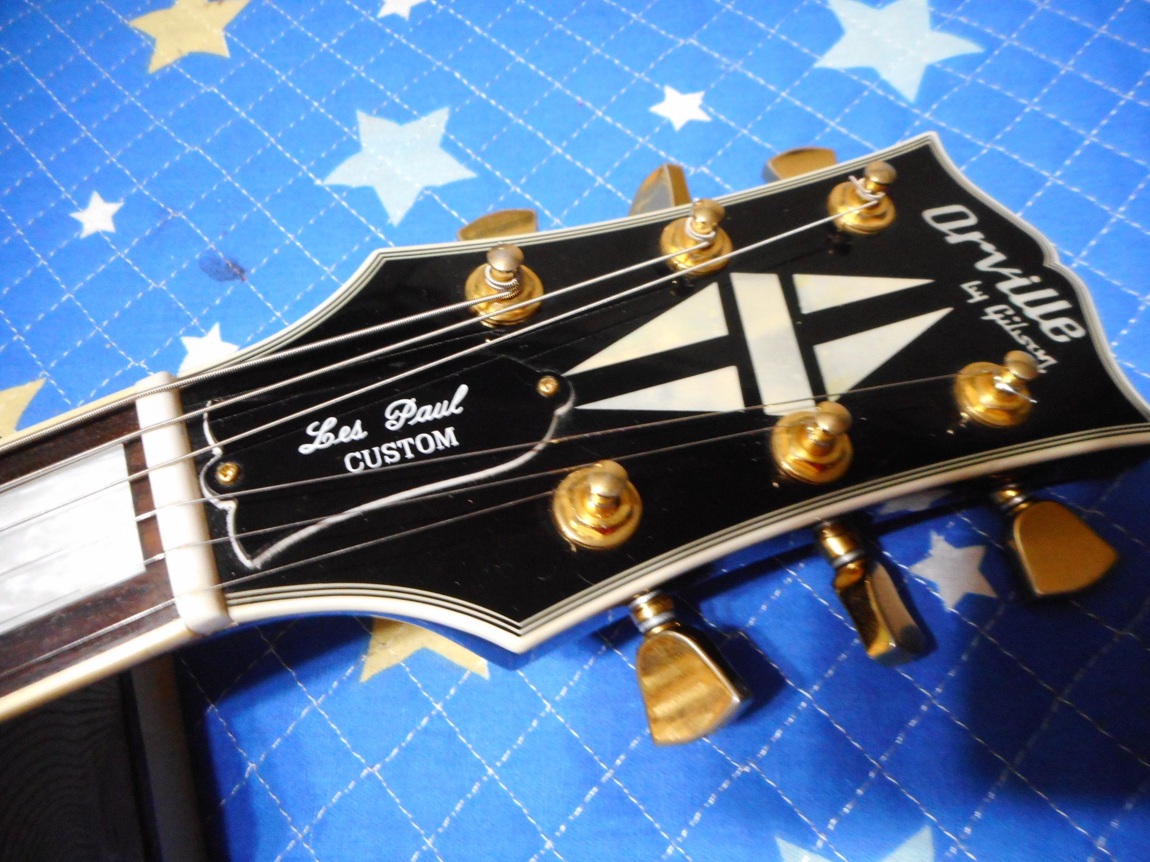 ｏrville By Gibson Les Paul Custom ナット交換 青春のギターリペア ｋ２ギターファクトリー 楽天ブログ
