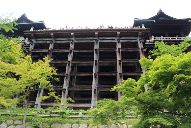 京都　清水寺　清水の舞台