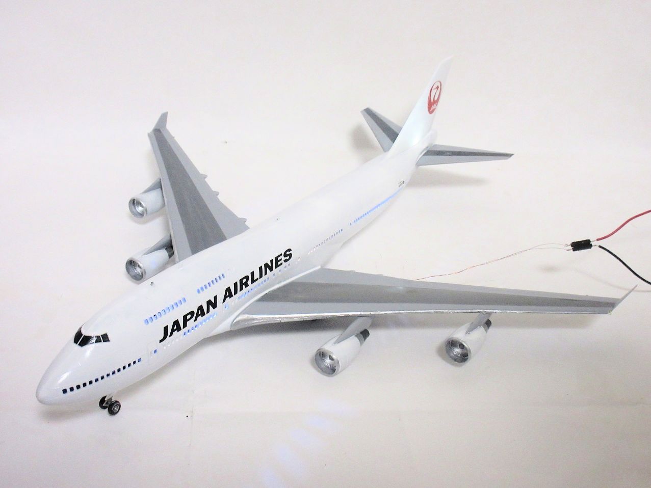 B747-400 新鶴丸JALカラーリングで架空の旅客機を作ってみました
