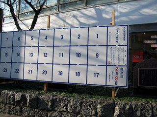 都知事選挙掲示板