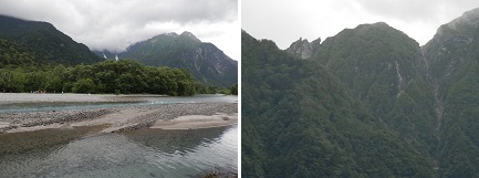 上高地中の瀬園地