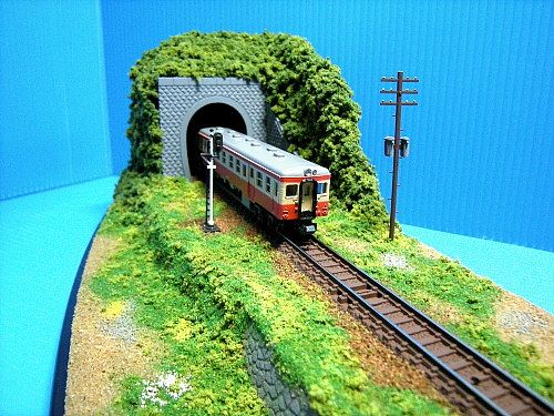 鉄道好き・模型好きおじさんのジオラマ製作（ジオラマ・トンネル 