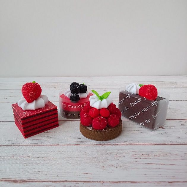 チョコベリーのケーキ4種set キラキラガールズのスイーツコレクション 楽天ブログ