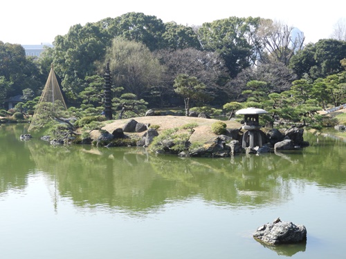 清澄庭園にて