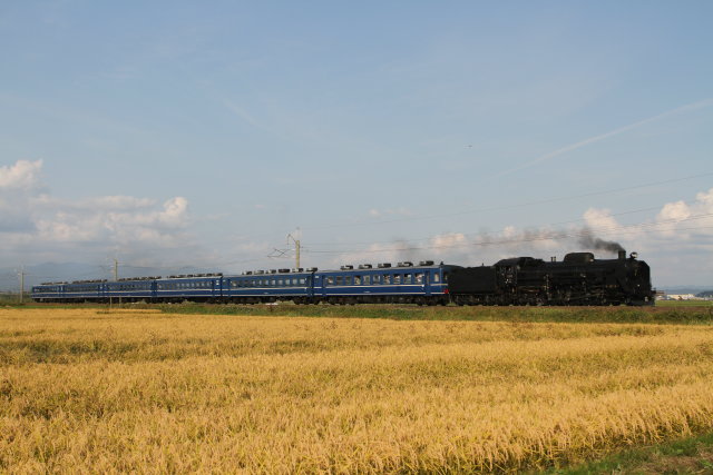 Ｃ６1「ＳＬあきた路号」試運転.2日目2