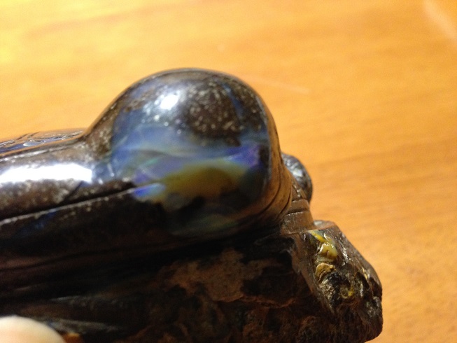 ボルダーオパールの龍亀4