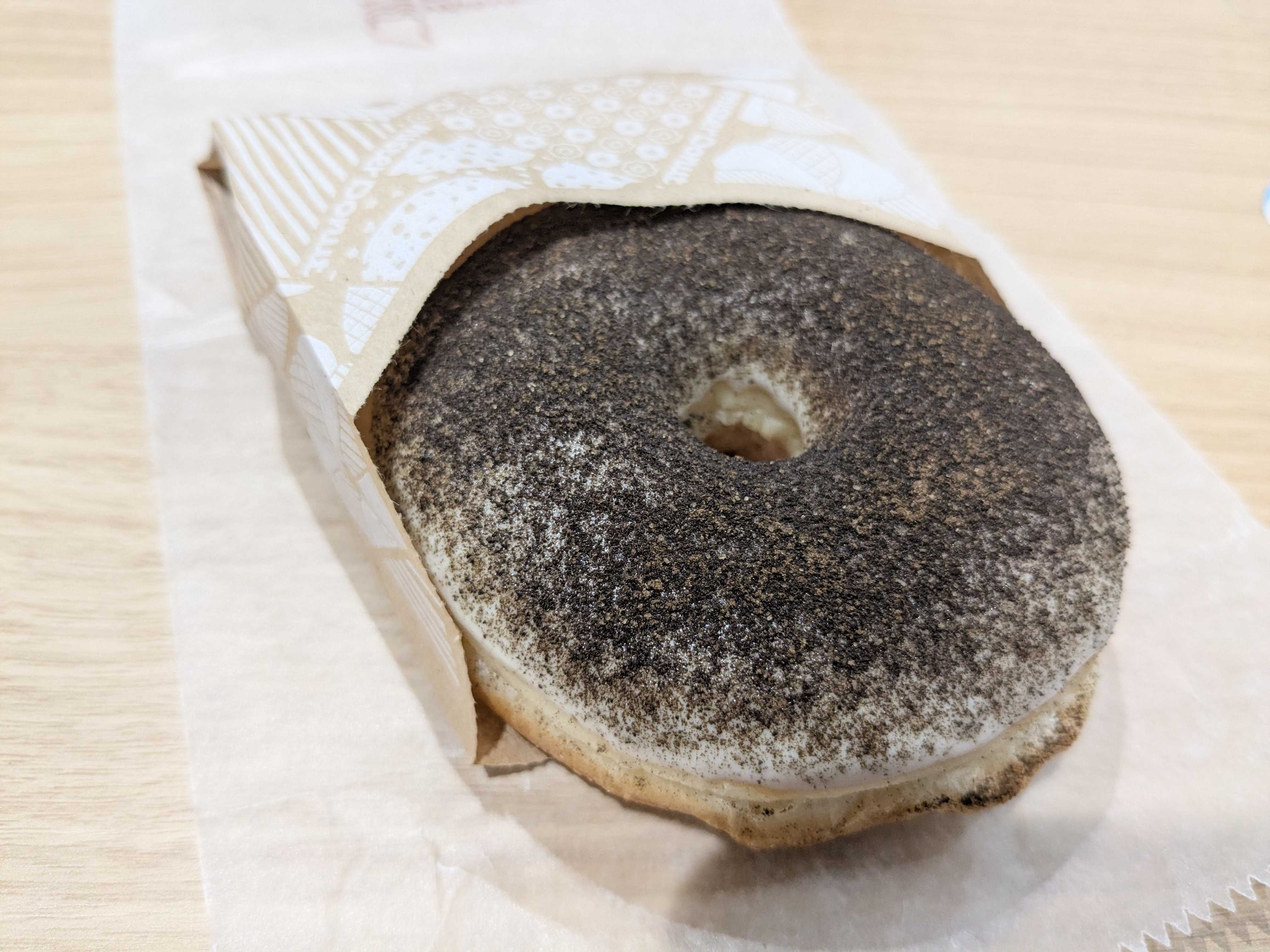 千葉県　ミスタードーナツ　宇治ほうじ茶ホワイトチョコリング