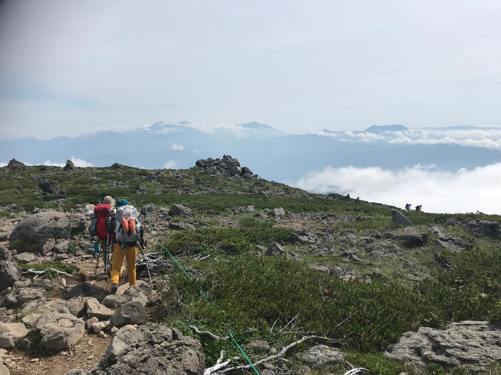 白馬乗鞍岳 2469ｍ 2 山頂 醍醐山と下部 しもべ 温泉 楽天ブログ