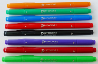 トンボ鉛筆　水性サインペン プレイカラー2