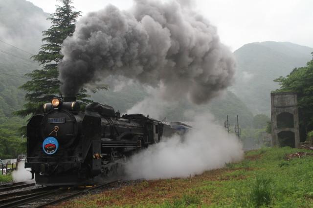 峠を越えて 釜石へ、D51銀河ドリーム号2