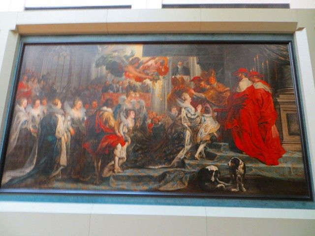 ルーヴル美術館 3階リシュリー翼 ルーベンス ホール メディシスの間 ルーベンス マリー ド メディシスの生涯 16年 1625年 きらりの旅日記 楽天ブログ