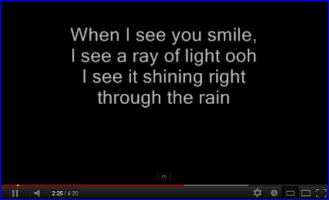 When I see you smile