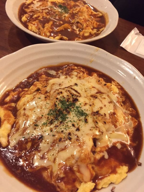 とろっとろ卵と濃厚ソースのオムライス のわのわカフェ 神戸 三宮 夜カフェ 美味しいのもは人生を楽しくする 楽天ブログ