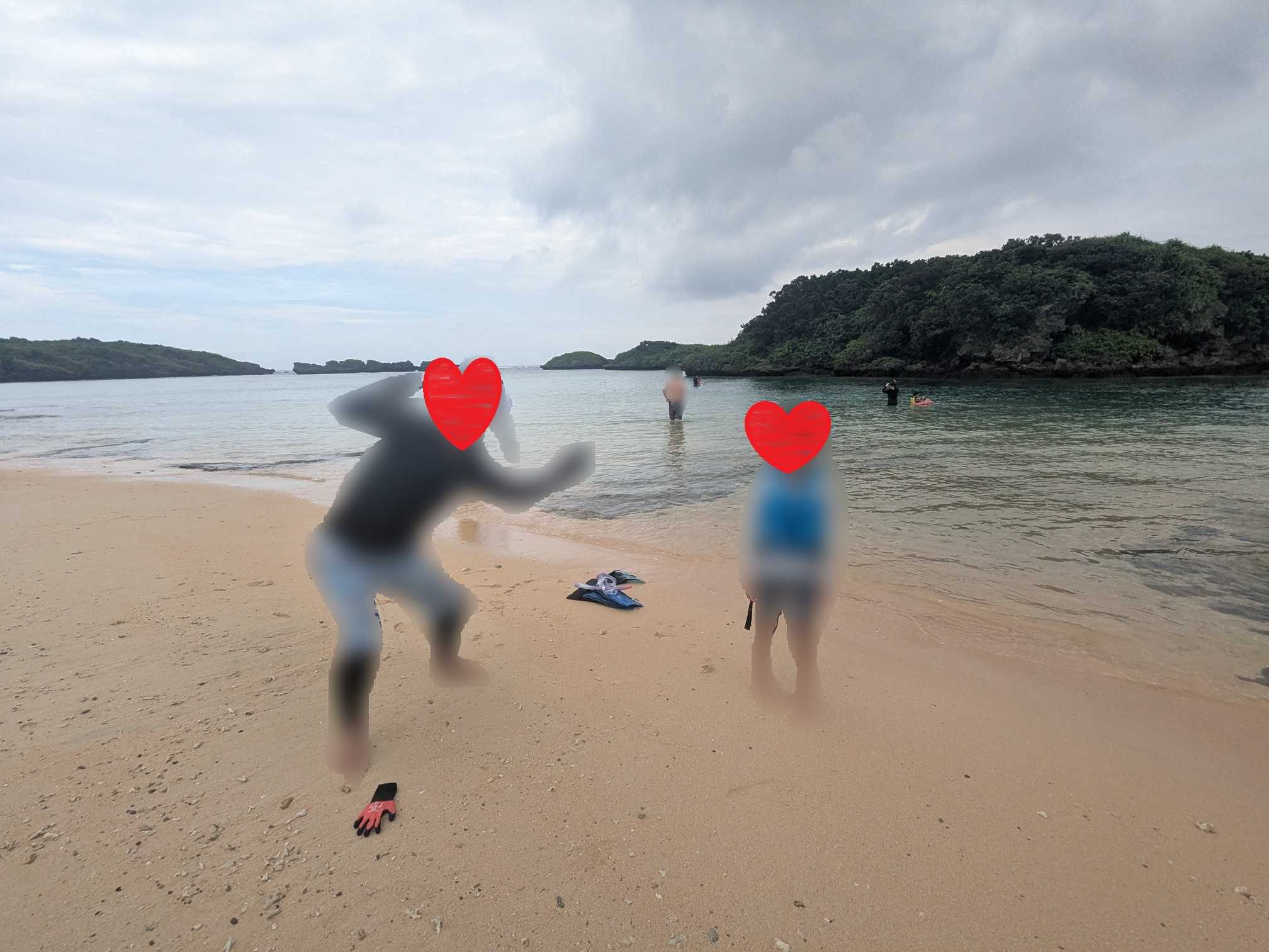 西表島上原港からレンタカーで星砂の浜へ