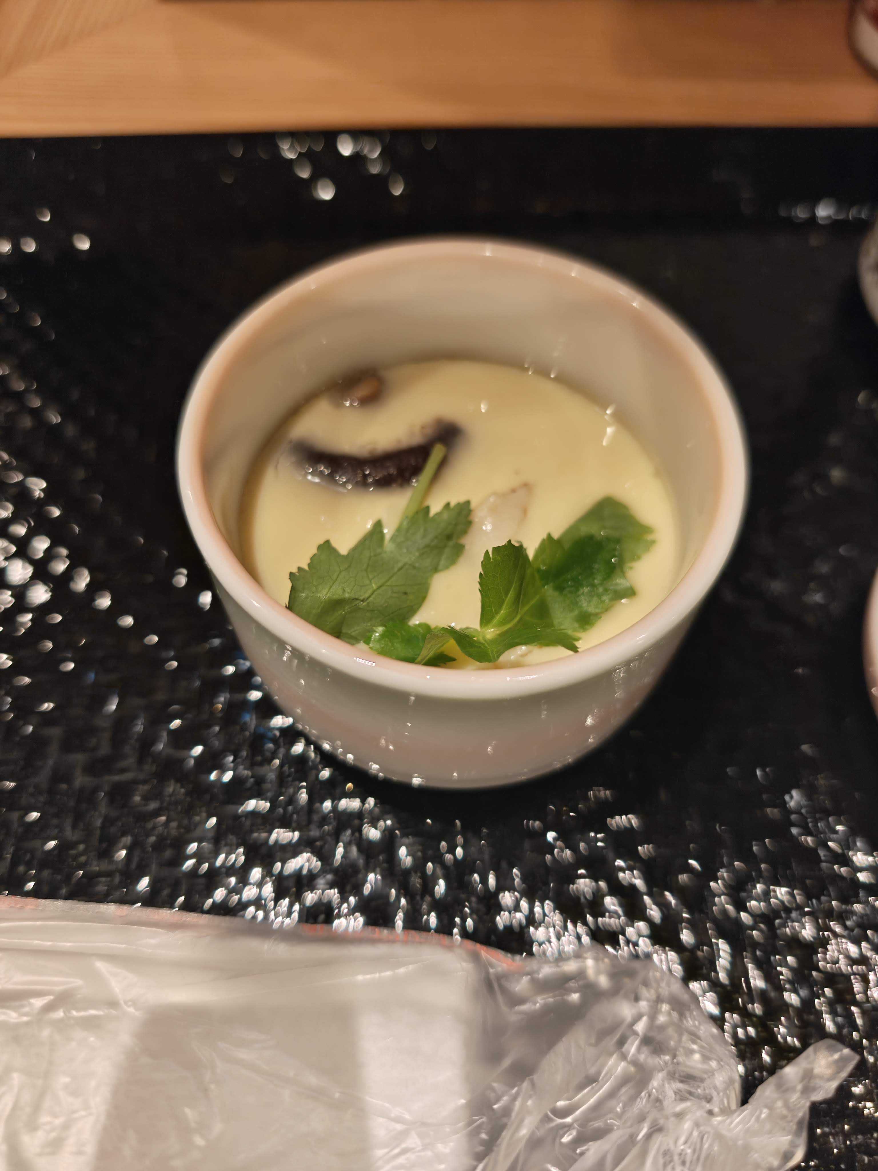 新橋駅　ランチ　新橋穴ば寿司　茶碗蒸し