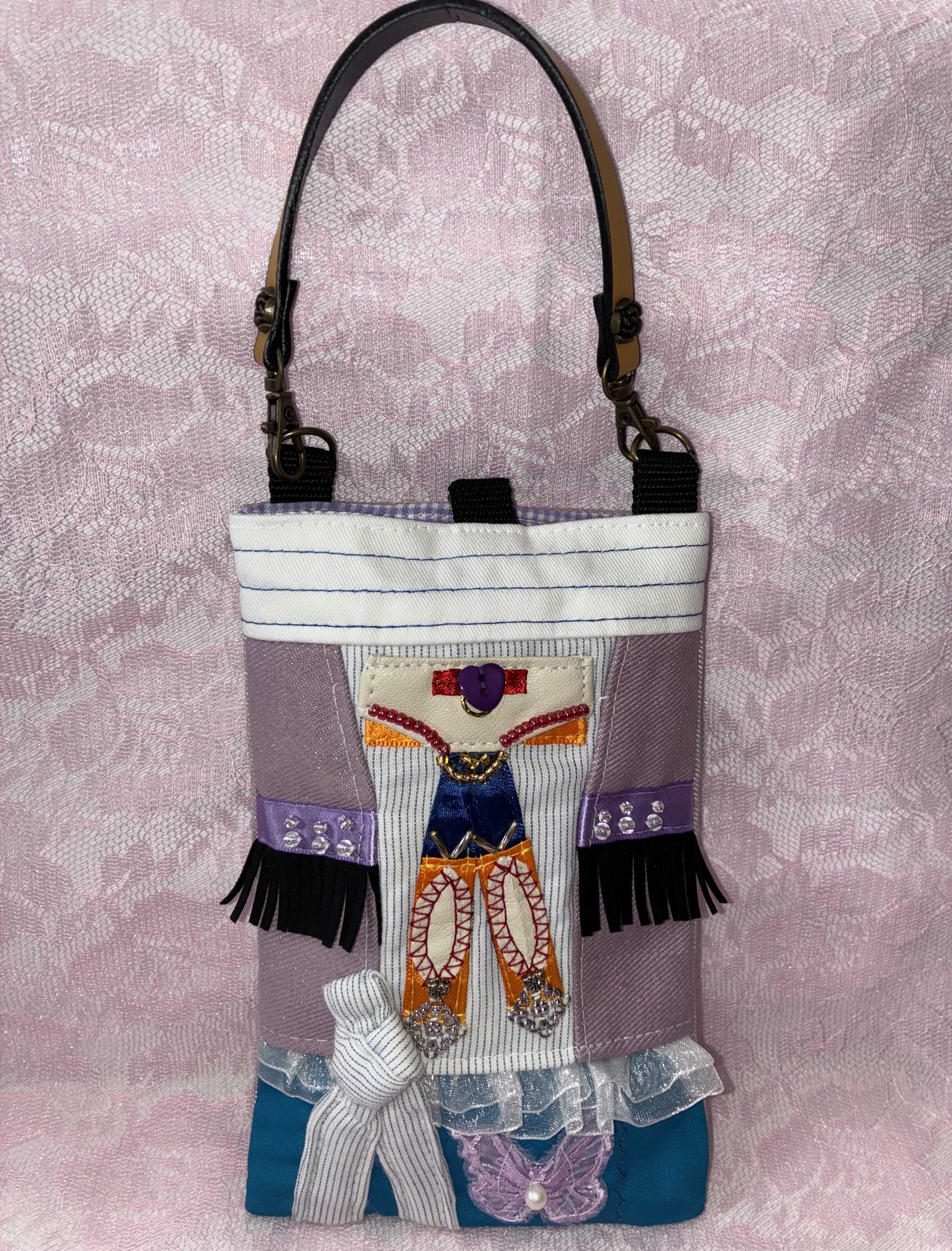 Snow Man ハンドメイド 深澤辰哉💜くん ♪SERIOUS 衣装ポーチ