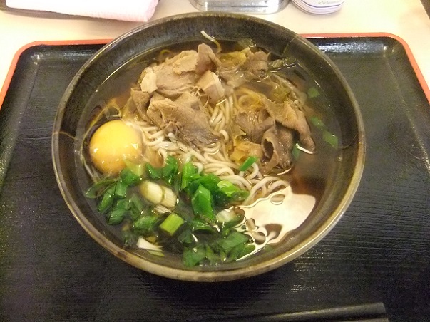 あずみ飯田橋店の猪そば1