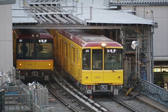 東京メトロ 銀座線1000系 特別仕様 車両 1139編成4