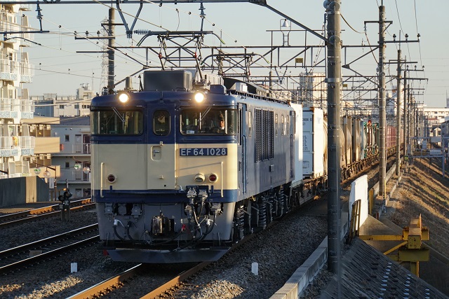 EF64 1028牽引 鹿島貨物 & 武蔵野線2