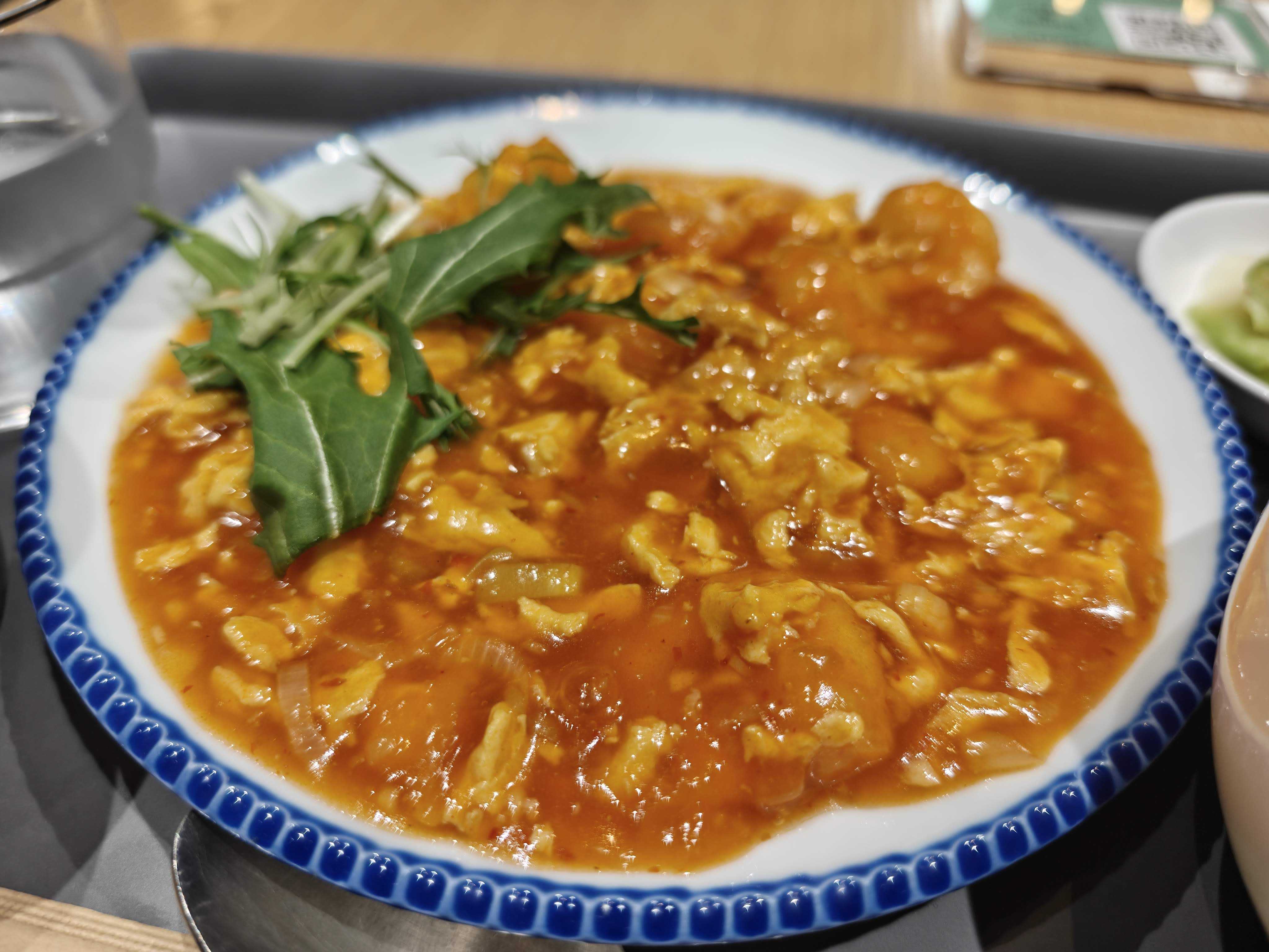 虎ノ門ヒルズ T－MARKET 雅宝 ARBOL seiro 平日ランチ　ふわとろたまごのエビチリ御膳
