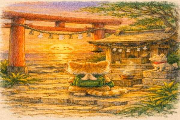 若松北海岸・みさき神社