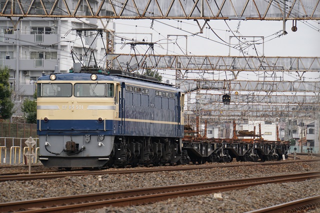 EF65 501牽引 高崎チキ工臨 空返却3