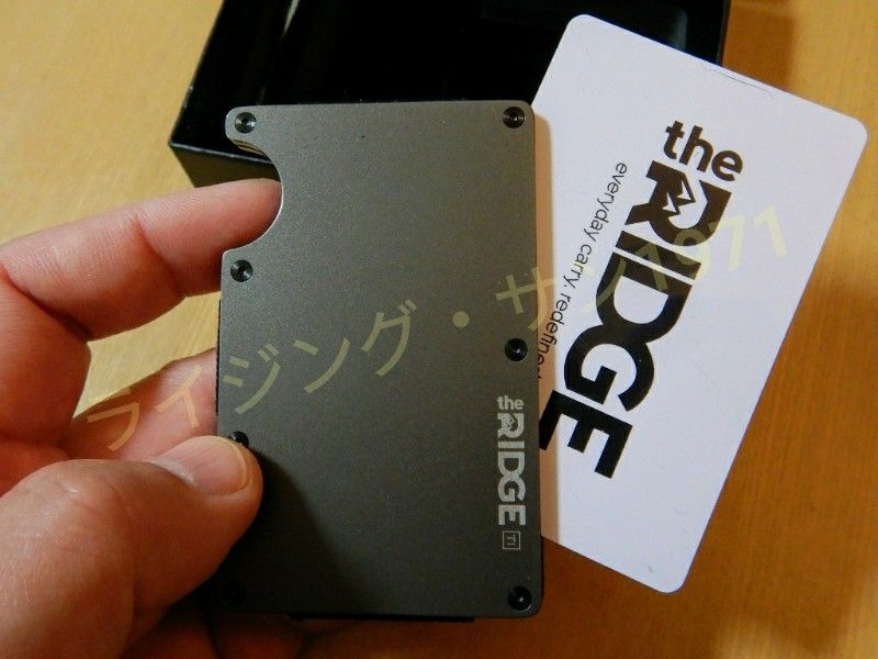 the RIDGE マネークリップ チタン 購入 | GATO NEGRO 安心して