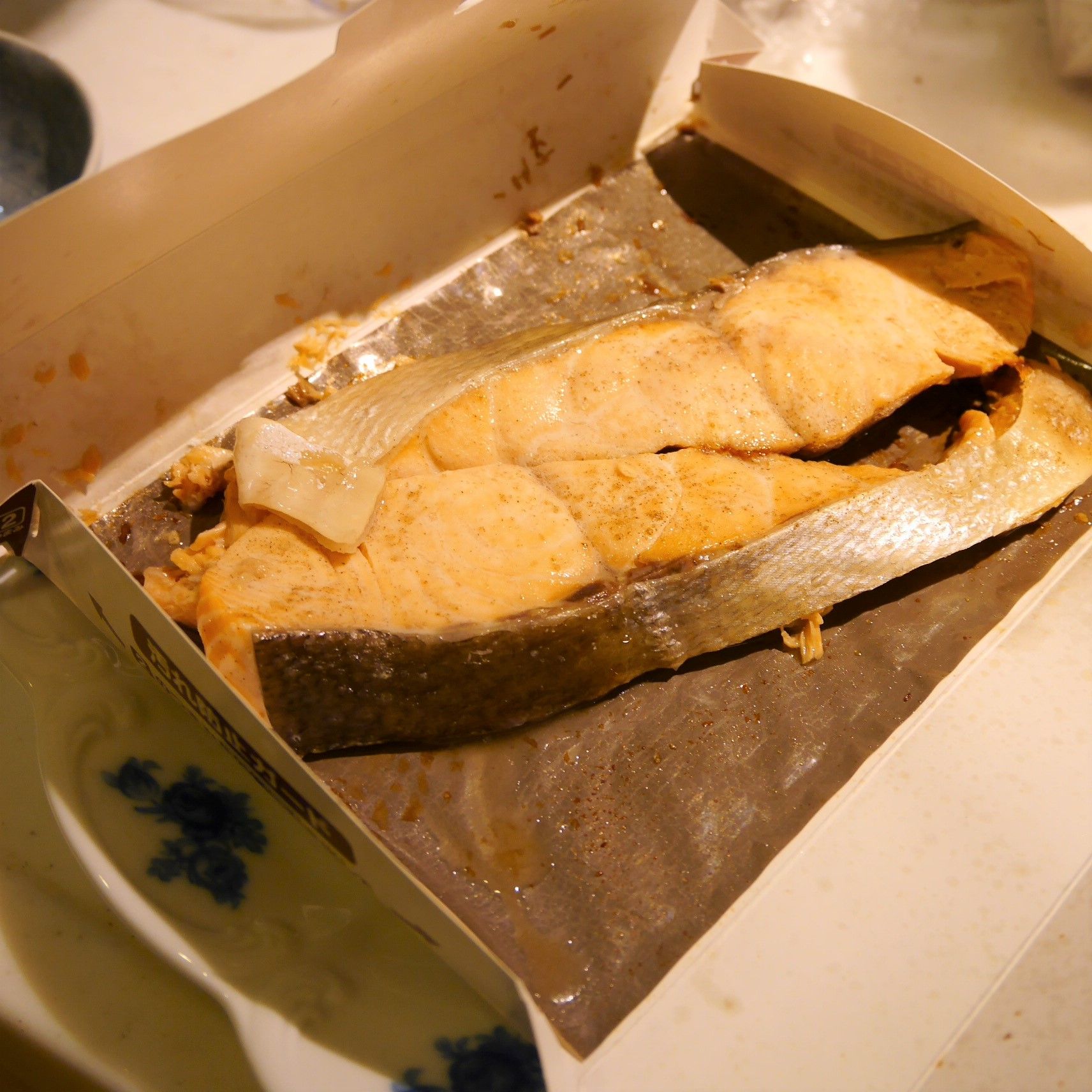 クックパー®レンジで 焼き魚ボックス_加熱後