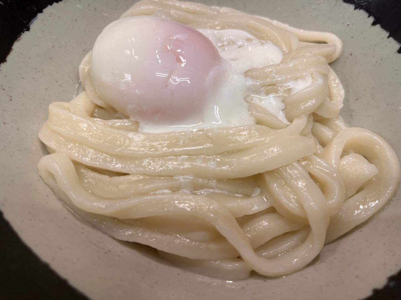 本日のさぬきうどん 釜玉うどん520円（いぶきうどんメトロ