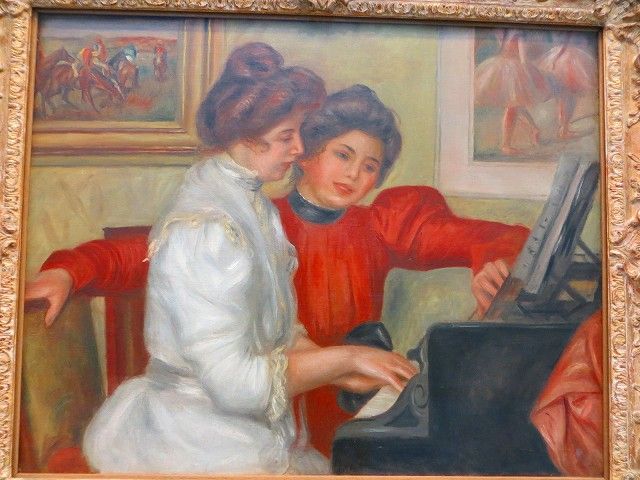 ピアノを弾く少女たち オルセー美術館 ルノワール Jeunes Filles Au Piano 12 ルックサンブール美術館まで きらりの旅日記 楽天ブログ