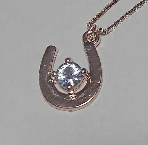 czダイヤモンドネックレス ホースシュー&ハート | Collection of