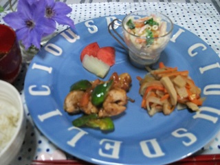 鶏肉の甘酢あん.JPG