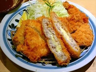 バラエティかつ定食　.JPG