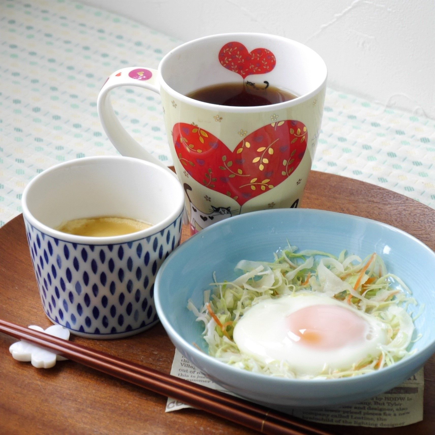 レンジで簡単目玉焼き_朝食