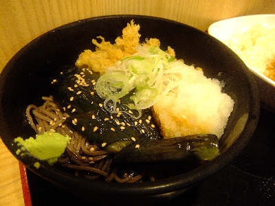 揚げ茄子おろしそば