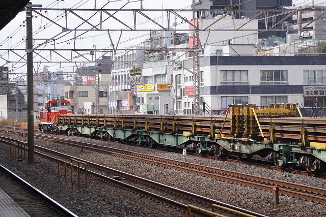 EF65 501牽引「DL勝浦」「SL館山」運転に伴う12系整備回送 & DE10 1697牽引 日鐵チキ工臨 越中島5