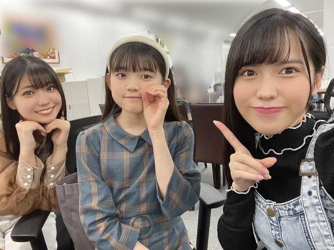 松本わかな・川名凜・為永幸音（アンジュルム）】三色団子が1