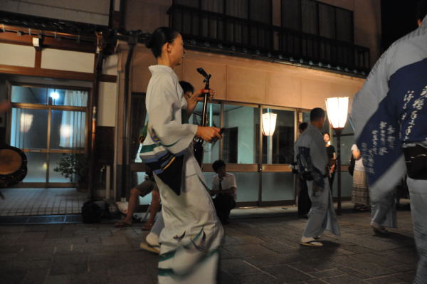 風の盆　前夜祭・諏訪町